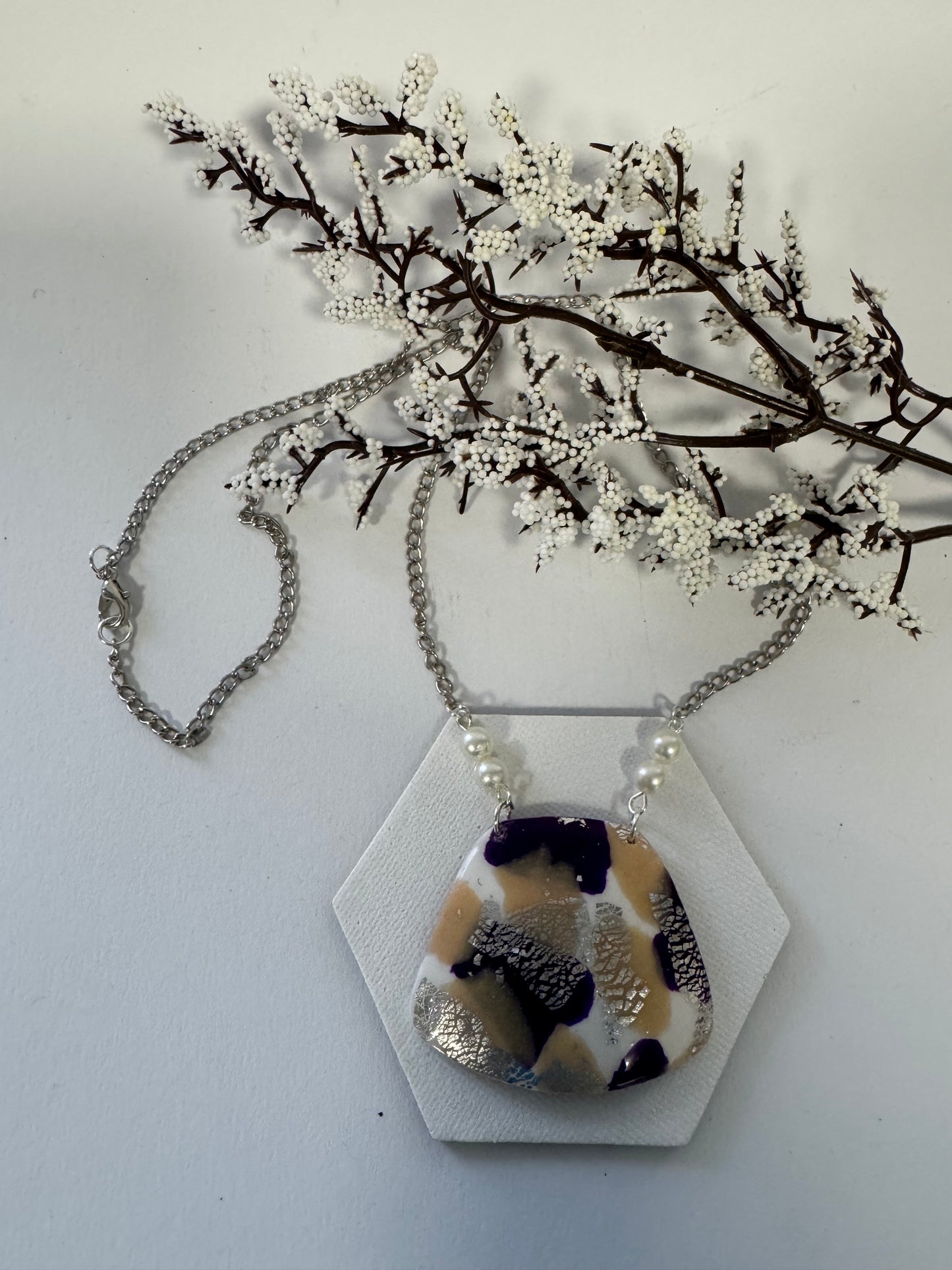 Betty - Elegant Handmade Clay Earrings