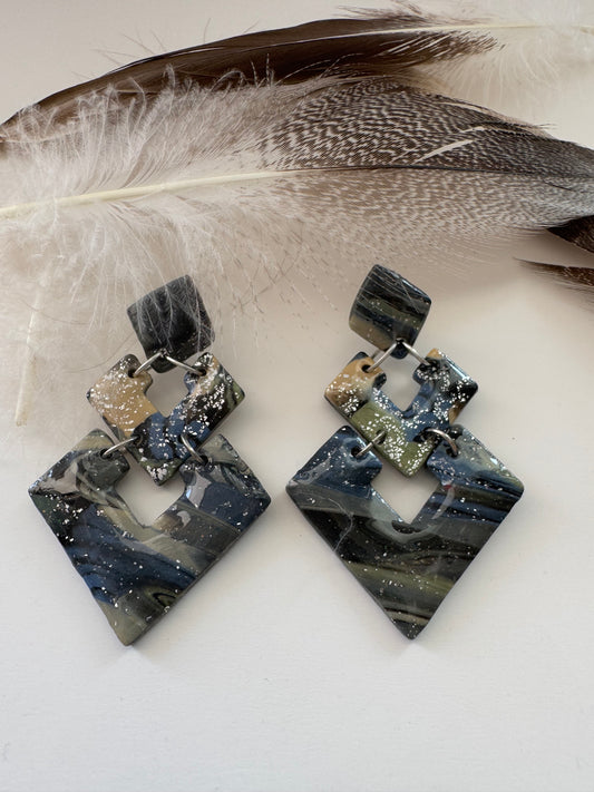 Nora - Elegant Handmade Clay Earrings