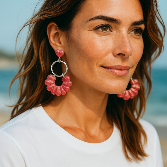 Dana - Elegant Handmade Clay Earrings