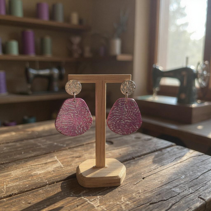 Abigail - Drops Shaped Handmade Clay Earrings